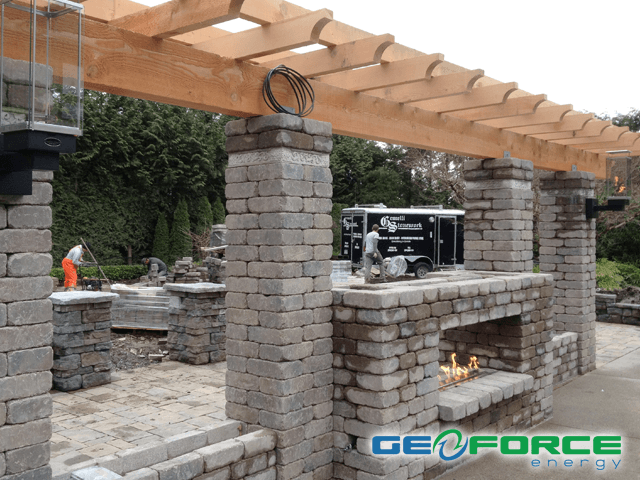 GeoForce Energy outdoor living space design