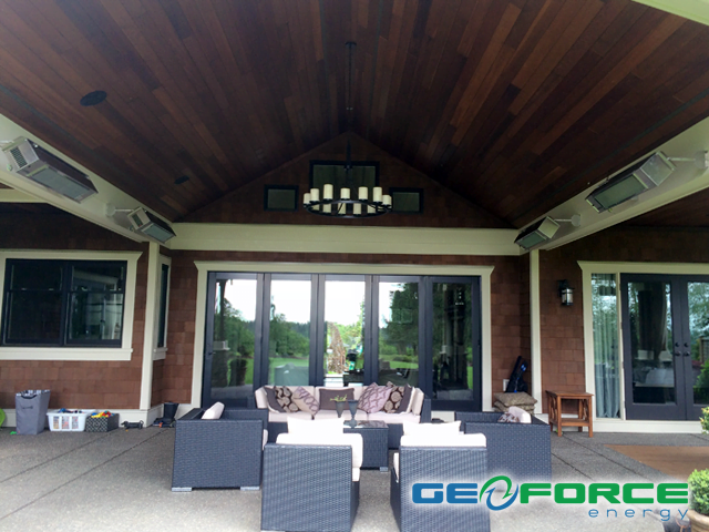 GeoForce Energy outdoor living space design