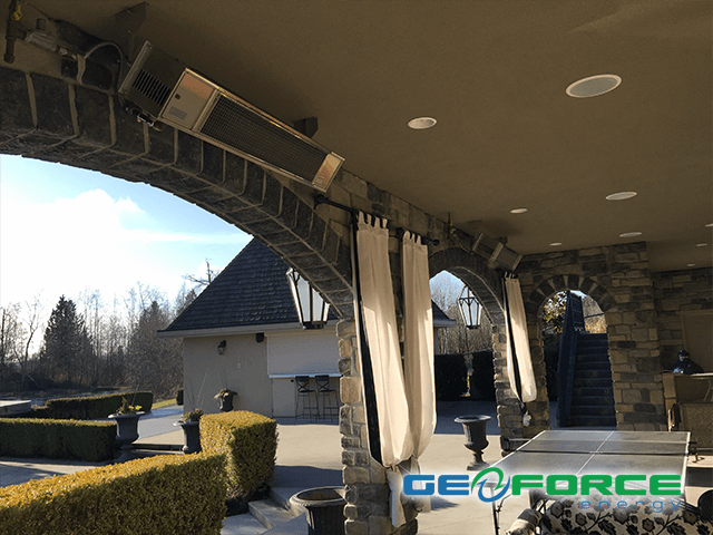Langley outdoor living space design by GeoForce Energy